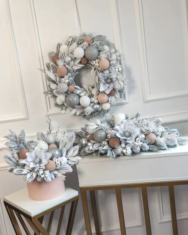 Kit Decorativo Natalino Luxuoso (3 Itens)