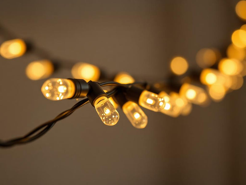 Cordão LED Premium com 100 lâmpadas - 10 metros. Bivolt